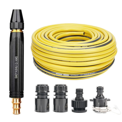 Household High Pressure Car Wash Metal Water Jet Car Brushing Booster Nozzle, Accessories: 4 Connector+5m Pipe - Car Washer & Accessories by PMC Jewellery | Online Shopping South Africa | PMC Jewellery | Buy Now Pay Later Mobicred