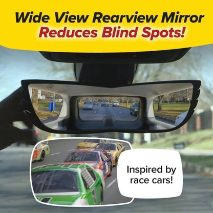 Wide-Angle Rearview Mirror Reduce Blind Spots Fits Most Cars SUVs - Interior Mirrors by PMC Jewellery | Online Shopping South Africa | PMC Jewellery | Buy Now Pay Later Mobicred