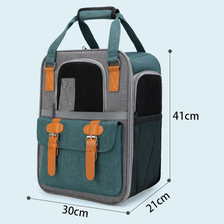 Outdoor Portable Shoulder Pet Backpack Handheld Foldable Breathable Cat Bag(Style 6 Blue) - Pet Storages & Bags by PMC TechLife | Online Shopping South Africa | PMC TechLife | Buy Now Pay Later Mobicred