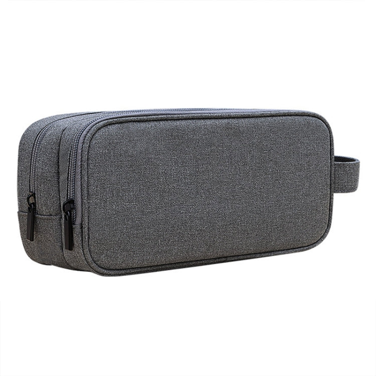 SM09 Double-layer Large Capacity Digital Accessories Storage Bag, Color: Dark Gray - Digital Storage Bag by PMC Jewellery | Online Shopping South Africa | PMC Jewellery | Buy Now Pay Later Mobicred