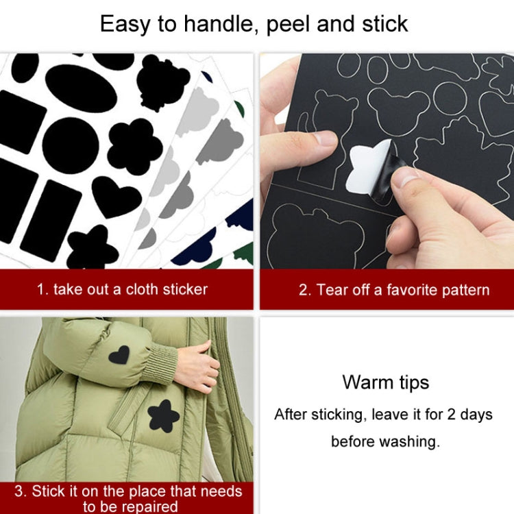 Self-Adhesive Down Jacket Patch Stickers Nylon Fabric Stickers Seamless Clothes Repair Hole Decals, Style: C Model Glossy - DIY Apparel Sewing by PMC Jewellery | Online Shopping South Africa | PMC Jewellery