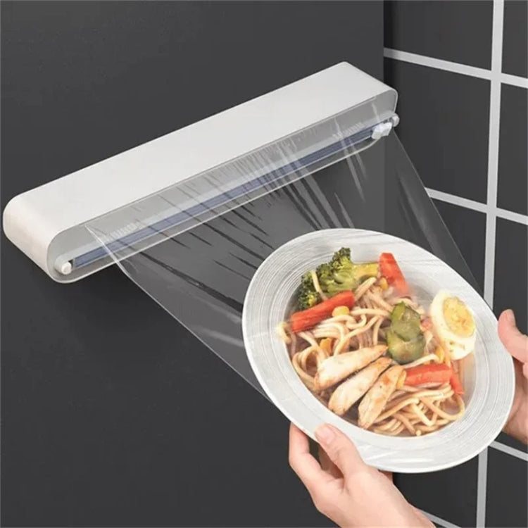 Wall-mounted Magnetic Cling Film Kitchen Paper Storage Cutter(Single Cutter) - Cutter & Peeler by PMC TechLife | Online Shopping South Africa | PMC TechLife