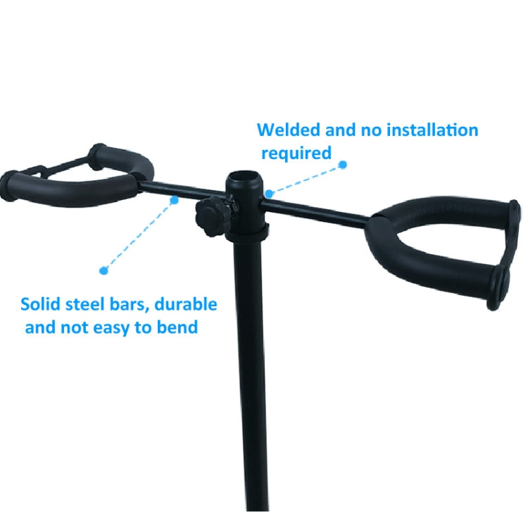 Adjustable Double Guitar Stand Holds Two Electric Or Acoustic Guitars - Stringed Instruments Accessories by PMC TechLife | Online Shopping South Africa | PMC TechLife