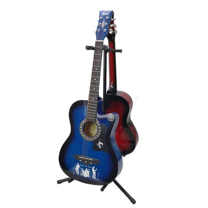 Adjustable Double Guitar Stand Holds Two Electric Or Acoustic Guitars - Stringed Instruments Accessories by PMC Jewellery | Online Shopping South Africa | PMC Jewellery