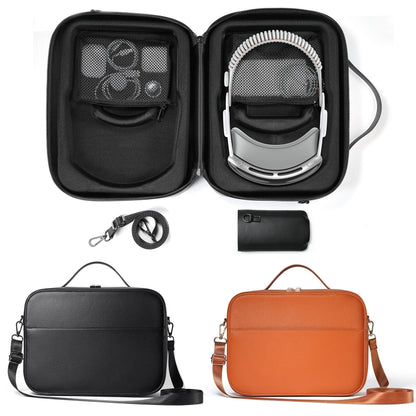 For Apple Vision Pro Headset Multifunctional Storage Bag Carrying Case(Black) - VR Accessories by PMC Jewellery | Online Shopping South Africa | PMC Jewellery | Buy Now Pay Later Mobicred