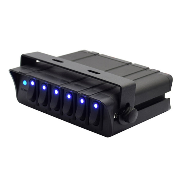 12V Ship Car 6-digit 3PIN Switch Panel Control System With Wiring(Blue Light) - Car Switches by PMC TechLife | Online Shopping South Africa | PMC TechLife | Buy Now Pay Later Mobicred