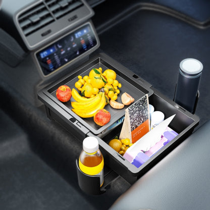 Car Seat Armrest Storage Box Adjustable Tissue Box(Black) - Stowing Tidying by PMC Jewellery | Online Shopping South Africa | PMC Jewellery | Buy Now Pay Later Mobicred