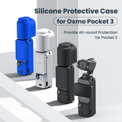 For DJI Osmo Pocket 3 AMagisn Silicone Protection Case Movement Camera Accessories, Style: 5 In 1 Black - Case & Bags by aMagisn | Online Shopping South Africa | PMC Jewellery | Buy Now Pay Later Mobicred