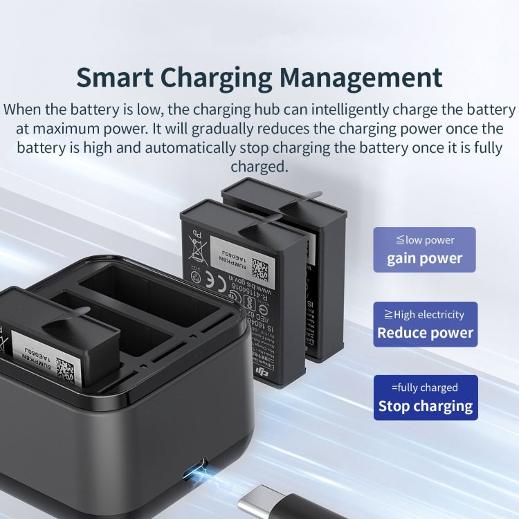 For DJI Osmo Action 4 / 3 AMagisn Battery Charger Seat -  by aMagisn | Online Shopping South Africa | PMC Jewellery