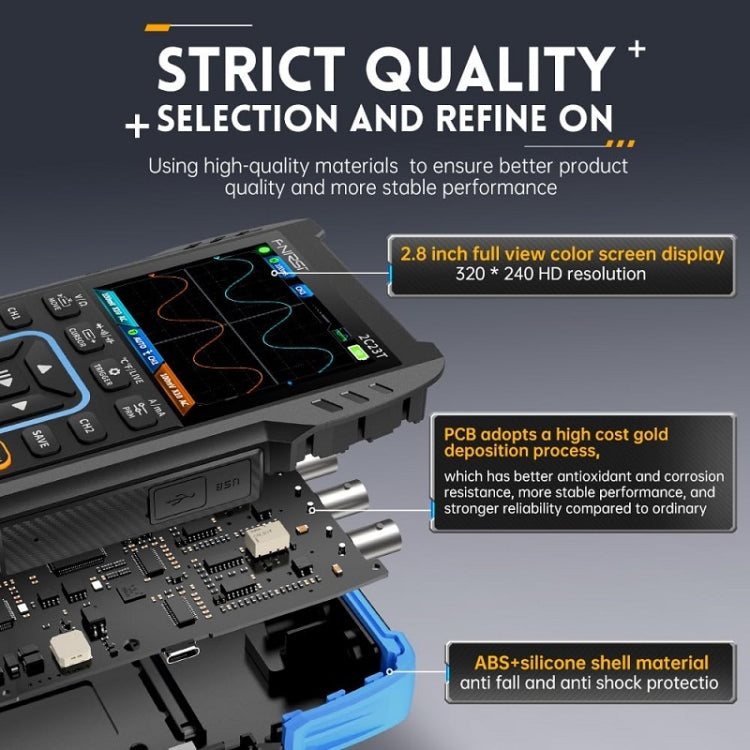 FNIRSI 3 In 1 Handheld Digital Oscilloscope Dual-Channel Multimeter, Specification: Standard - Digital Multimeter by FNIRSI | Online Shopping South Africa | PMC Jewellery