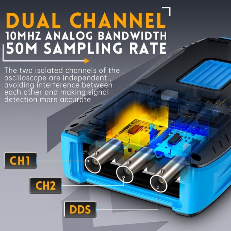 FNIRSI 3 In 1 Handheld Digital Oscilloscope Dual-Channel Multimeter, Specification: Standard - Digital Multimeter by FNIRSI | Online Shopping South Africa | PMC Jewellery | Buy Now Pay Later Mobicred