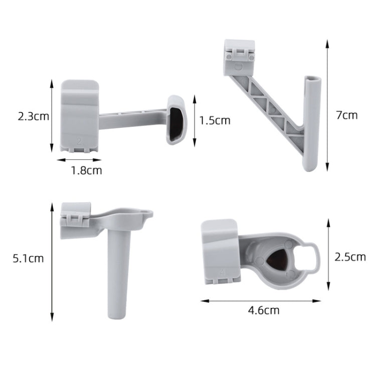 For DJI Mini 4 Pro Drone BRDRC Landing Gear Increased Height Leg(Gray) - Other by BRDRC | Online Shopping South Africa | PMC TechLife | Buy Now Pay Later Mobicred