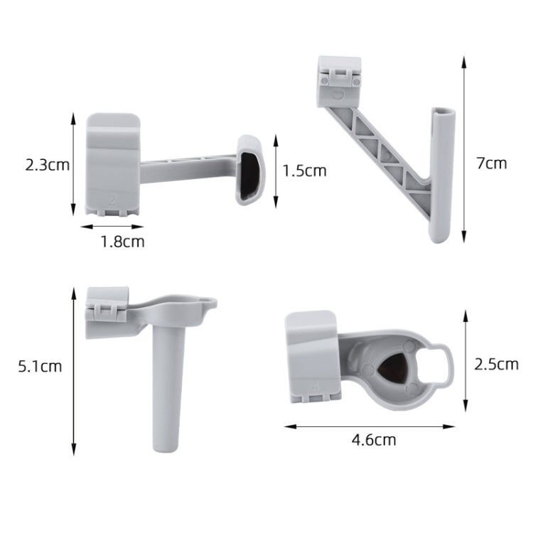 For DJI Mini 4 Pro Drone BRDRC Landing Gear Increased Height Leg(Gray) - Holder Series by BRDRC | Online Shopping South Africa | PMC Jewellery | Buy Now Pay Later Mobicred