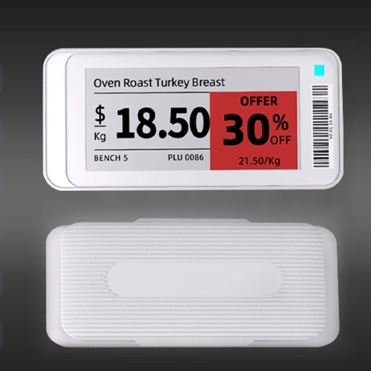 2.1 Inch E-ink Screen Bluetooth Smart Electronic Labels Support Custom Text/Picture/QR Code/Barcode - Store & Supermarket Supplies by PMc TechLife | Online Shopping South Africa | PMc TechLife | Buy Now Pay Later Mobicred