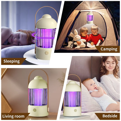 Electric Shock Type Home Night Light Mosquito Killer Outdoor Camping Lamp, Spec: 2000 mAh(Yellow) - Repellents by PMC Jewellery | Online Shopping South Africa | PMC Jewellery | Buy Now Pay Later Mobicred