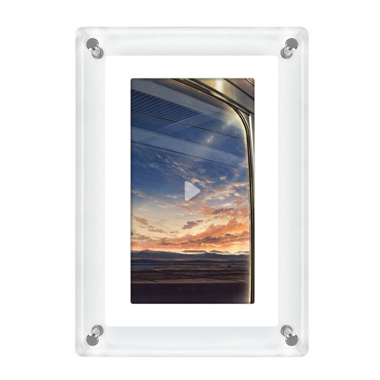 5 Inch HD Digital Photo Frame Crystal Advertising Player 1080P Motion Video Picture Display Player(US Plug) - 1.5-7.0 inch by PMC Jewellery | Online Shopping South Africa | PMC Jewellery | Buy Now Pay Later Mobicred