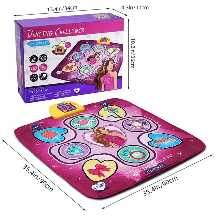 Children Music Dance Mat Electronic Music Dancing Game Pad Music Box Toys(Dinosaur) - Music Toys by PMC Jewellery | Online Shopping South Africa | PMC Jewellery | Buy Now Pay Later Mobicred