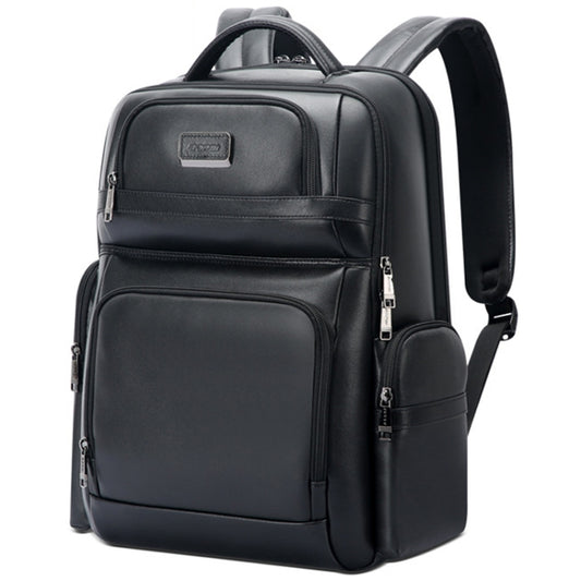 Bopai 61-123291 Large-capacity First-layer Cowhide Laptop Backpack with USB+Type-C Port, Color: Falling - Backpack by Bopai | Online Shopping South Africa | PMC Jewellery | Buy Now Pay Later Mobicred