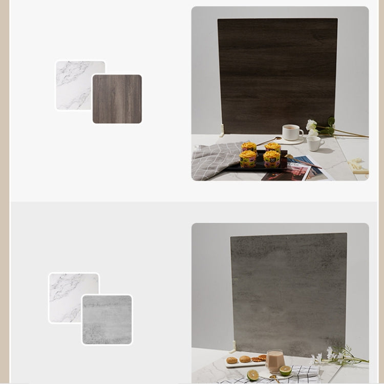 2pcs 40cm Double-Sided Background Board + 7pcs Backdrop Paper Photography Props Set, Spec: Set 2 - Solid Color by PMC TechLife | Online Shopping South Africa | PMC TechLife | Buy Now Pay Later Mobicred