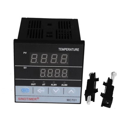 SINOTIMER MC701 Universal Input Short Case PID Intelligent Temperature Controller Meter Heating Cooling Relay SSR Solid State Output - Thermostat & Thermometer by SINOTIMER | Online Shopping South Africa | PMC Jewellery | Buy Now Pay Later Mobicred