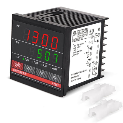 SINOTIMER XY507 Smart Temperature Control Instrument Short Shell PID Heating Relay SSR Solid State Output - Thermostat & Thermometer by SINOTIMER | Online Shopping South Africa | PMC Jewellery | Buy Now Pay Later Mobicred