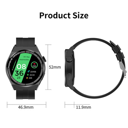 GT3Pro 1.28-Inch Health Monitoring Bluetooth Call Smart Watch With NFC, Color: Silver Steel - Smart Watches by PMC Jewellery | Online Shopping South Africa | PMC Jewellery