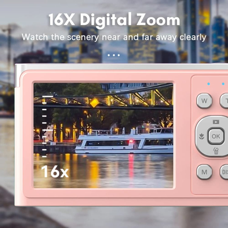 50 MP HD Camera 4K Video Retro Vlog Self-Shooting Camera(White) - Video Cameras by PMC TechLife | Online Shopping South Africa | PMC TechLife | Buy Now Pay Later Mobicred
