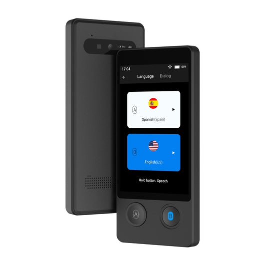 Hishell W12 144 Languages AI Voice Translator Smart Camera Translator Offline Dialogue Real-Time Mutual Translation(Black) -  by Hishell | Online Shopping South Africa | PMC Jewellery | Buy Now Pay Later Mobicred