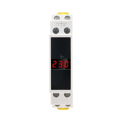 SINOTIMER SDM011 Modular Din Rail Type AC Single-Phase Digital Voltmeter Electronic Instrumentation - Current & Voltage Tester by SINOTIMER | Online Shopping South Africa | PMC Jewellery | Buy Now Pay Later Mobicred