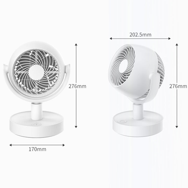 Desktop Air Circulation Fan Household Office Compact Mute Electrical Fan, Style: Battery Model - Electric Fans by PMC Jewellery | Online Shopping South Africa | PMC Jewellery | Buy Now Pay Later Mobicred