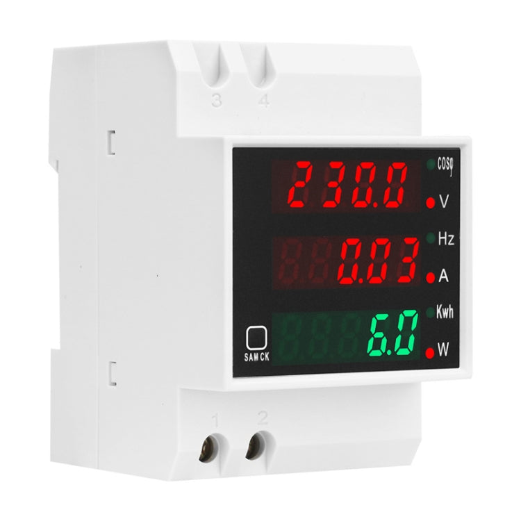 SINOTIMER SDM006 Din Rail AC Voltage Current Frequency Power Electricity Multi-Function Detection Meter - Current & Voltage Tester by SINOTIMER | Online Shopping South Africa | PMC TechLife | Buy Now Pay Later Mobicred