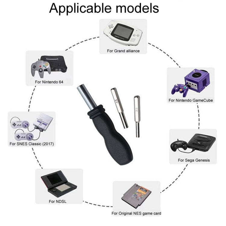 For N64/NGC/SFC Game Console Disassembly Hardware Tools Screwdriver Accessories, Model: 3.8mm+4.5mm Sleeve - Screwdriver by PMC TechLife | Online Shopping South Africa | PMC TechLife