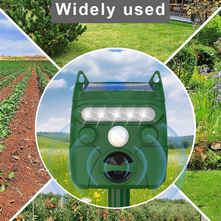 Solar Animal Driver Ultrasonic Outdoor Bird Repeller Electronic Mouse Repeller - free shipping - PMC TechLife - Order now!