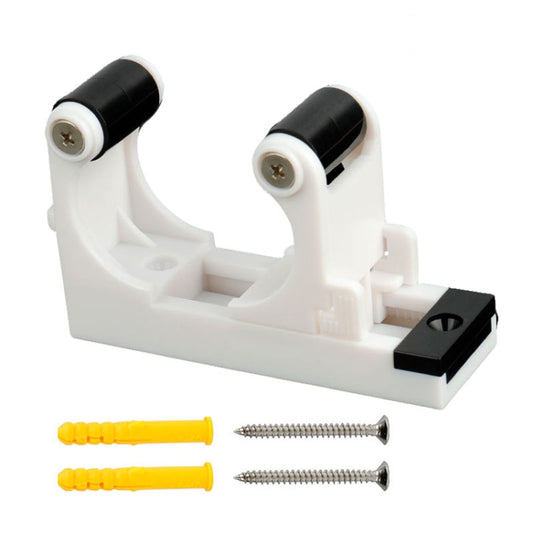 DEEMOUNT RCK-051 Road Bicycle Parking Buckle Wall Hook Mountain Bike Parking Buckle(White Black) - Retaining Clips by DEEMOUNT | Online Shopping South Africa | PMC Jewellery | Buy Now Pay Later Mobicred