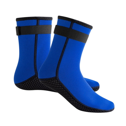 3mm Waterproof Long Beach Diving Socks Warm Non-slip Snorkeling Socks, Size: L(Blue) - Swimming Fins & Diving Shoes by PMC Jewellery | Online Shopping South Africa | PMC Jewellery | Buy Now Pay Later Mobicred