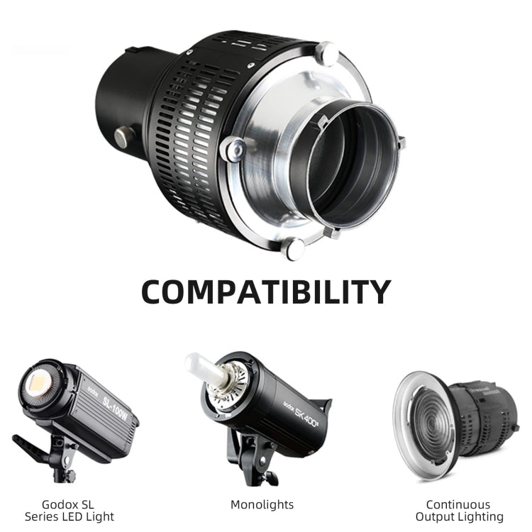 Optical Snoot Photo Studio Accessory for Flash Lamp with Bowens Mount - Stand Bracket by PMC TechLife | Online Shopping South Africa | PMC TechLife | Buy Now Pay Later Mobicred