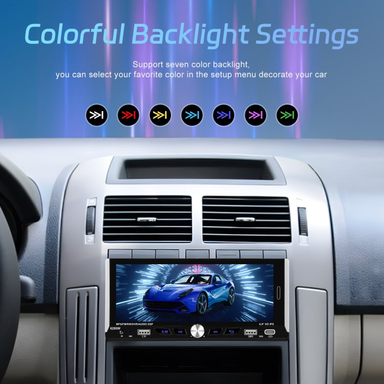 Single Spindle 6.9 inch MP5 With Knob Player Carplay Function Car MP4 Backup Camera, Specification: Standard+AHD Camera - free shipping - PMC TechLife - Order now!