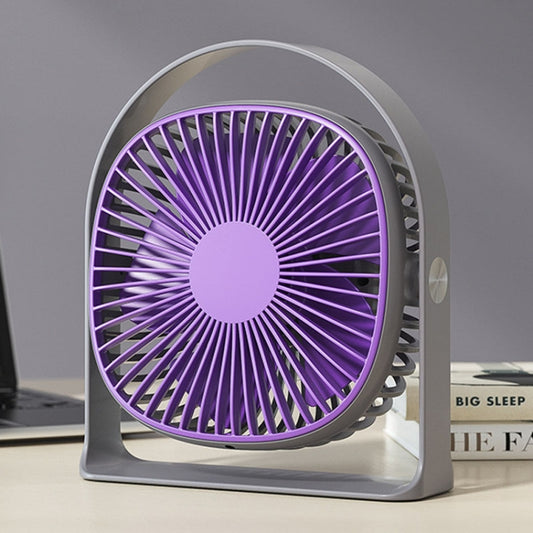 Lightweight USB Charging Nightlight Desktop Fan Summer Office Student Outdoor Multifunctional Small Fan(Purple) - Electric Fans by PMC Jewellery | Online Shopping South Africa | PMC Jewellery | Buy Now Pay Later Mobicred