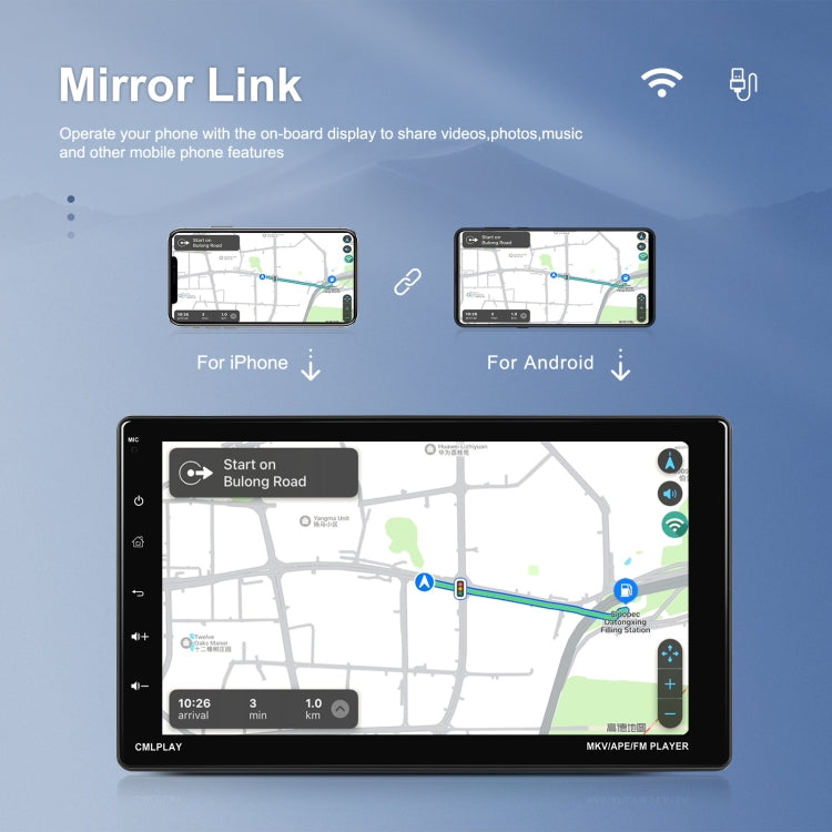 9 Inch Disassembly Screen MP5 Player Android Wireless CarPlay Reversing Image Integrated Machine(Standard) - Car MP3 & MP4 & MP5 by PMC TechLife | Online Shopping South Africa | PMC TechLife | Buy Now Pay Later Mobicred