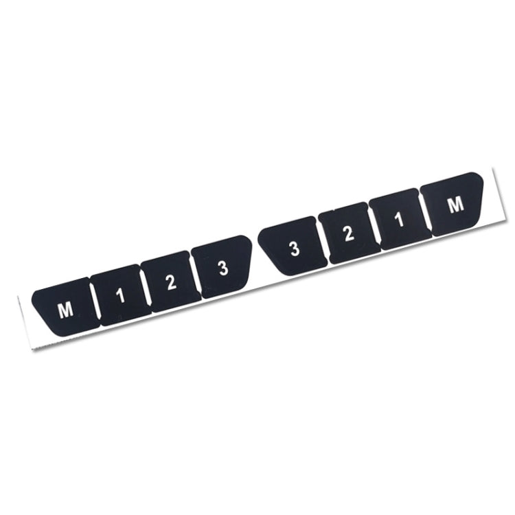 For Mercedes-Benz CLS/C218/SLK/W172/W204/GLK Air Conditioning Button Repair Sticker(Style 1) - Decorative Sticker by PMC Jewellery | Online Shopping South Africa | PMC Jewellery | Buy Now Pay Later Mobicred