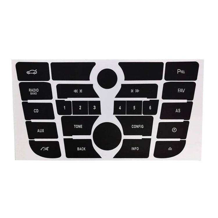 For Buick Excelle GT/XT Multimedia Button Repair Sticker - Decorative Sticker by PMC TechLife | Online Shopping South Africa | PMC TechLife | Buy Now Pay Later Mobicred