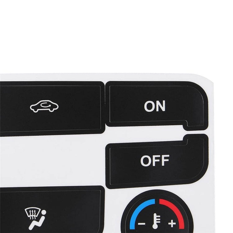 2pcs For Ford S-Max/MONDEO Car Air Conditioning Button Repair Sticker(Black) - Decorative Sticker by PMC TechLife | Online Shopping South Africa | PMC TechLife