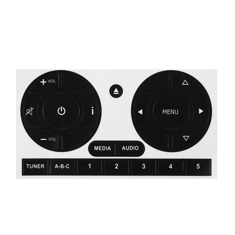 For Fiat 500 Multimedia Button Repair Sticker - Decorative Sticker by PMC TechLife | Online Shopping South Africa | PMC TechLife | Buy Now Pay Later Mobicred