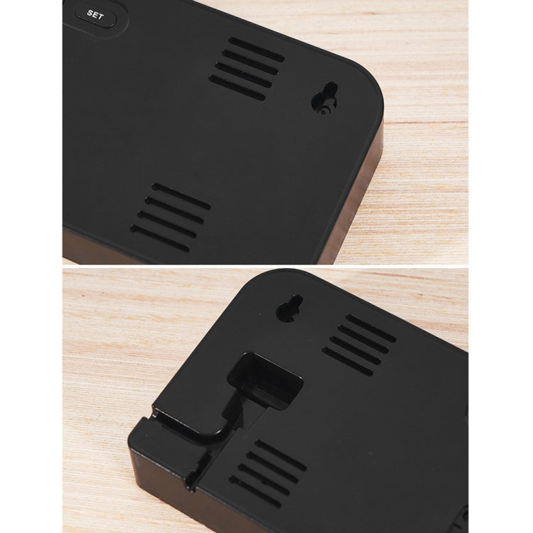 LED Screen Digital Display Desktop Alarm Clock Multifunctional Decoration Wall Clock(Blue) - Alarm Clocks by PMc TechLife | Online Shopping South Africa | PMc TechLife | Buy Now Pay Later Mobicred