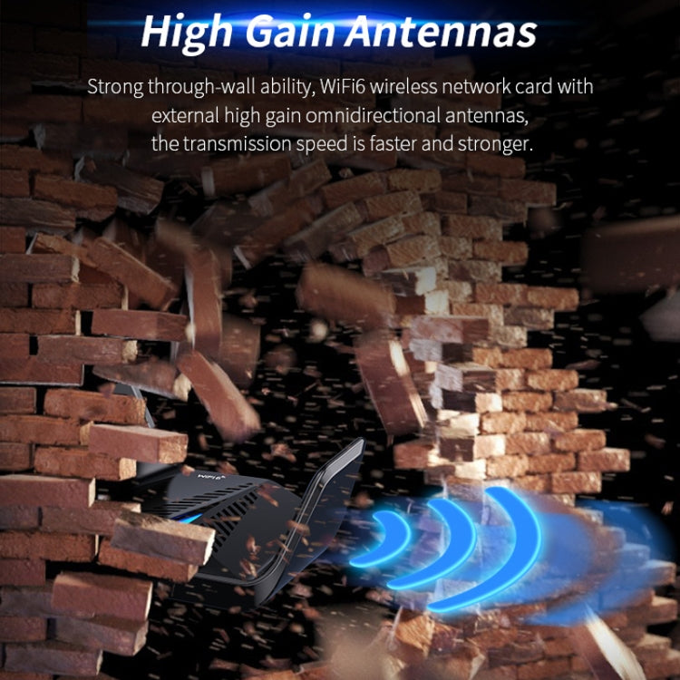 COMFAST CF-979AX WiFi6 5374Mbps USB-C / Type-C Wireless Network Card WiFi Receiver - free shipping - PMC Jewellery - Order now!