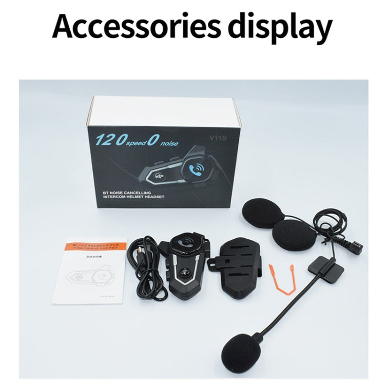 Motorcycle Noise Reduction Waterproof Helmet Cycling Bluetooth Headphones - Motorcycle Walkie Talkie by PMC TechLife | Online Shopping South Africa | PMC TechLife | Buy Now Pay Later Mobicred