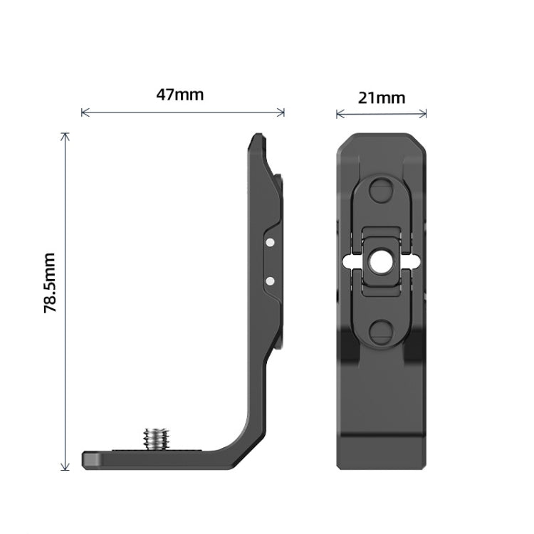 For Insta360 X4 / X3 Hepail Horizontal And Vertical Shooting Quick Release Metal Magnetic Bracket - Mount & Holder by Hepail | Online Shopping South Africa | PMC TechLife | Buy Now Pay Later Mobicred