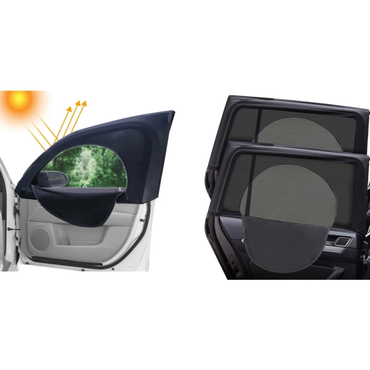 Car Sun Protection Anti-mosquito Window Zipper Sunshade(Rear Window (Left+Right)) - Window Foils & Solar Protection by PMC TechLife | Online Shopping South Africa | PMC TechLife | Buy Now Pay Later Mobicred
