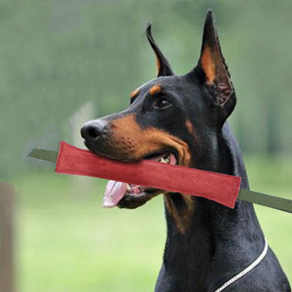 6.7 x 40cm Cowhide Training Dog Bite Stick Pet Toning Toys(Brick Red) - Training Aids by PMC Jewellery | Online Shopping South Africa | PMC Jewellery | Buy Now Pay Later Mobicred