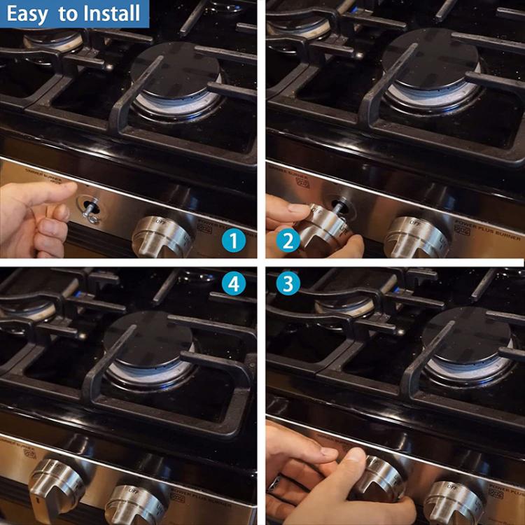 Oven Stove Knob Assembly For AEZ73453509/AEZ72909008(Silver) - Replacement Accessories by PMC TechLife | Online Shopping South Africa | PMC TechLife | Buy Now Pay Later Mobicred